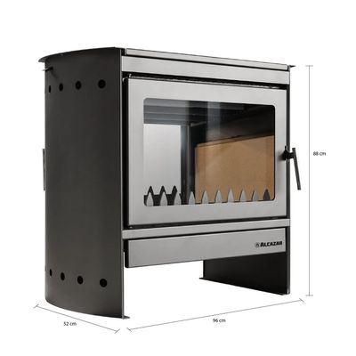 Imagen 2 del producto Estufa a Leña Alcazar Tirolesa Magnum Doble Cara 