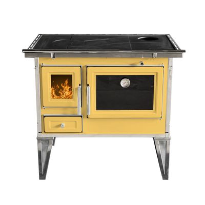 Cocina a Leña Alcazar  Calbuco L80 Amarilla