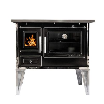 Cocina a Leña Alcazar Calbuco L70 Negra