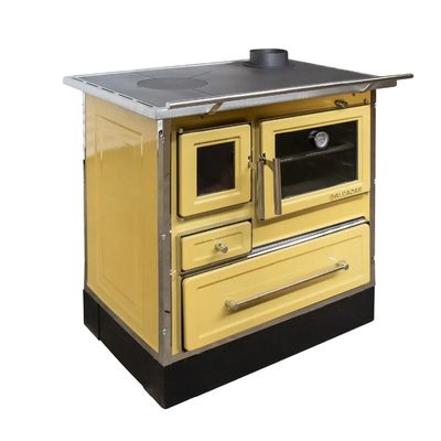 Imagen 2 del producto Cocina a Leña Calbuco MZ 80 Amarilla