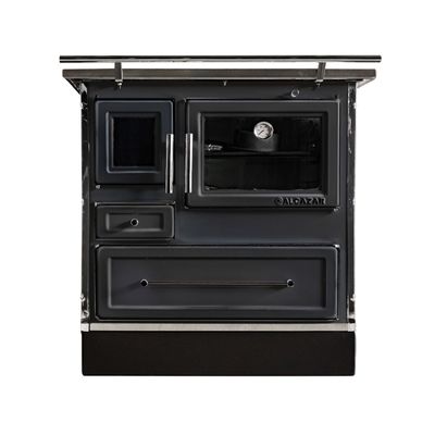 Imagen 2 del producto Cocina a Leña Alcazar Calbuco MZ 80 Negra