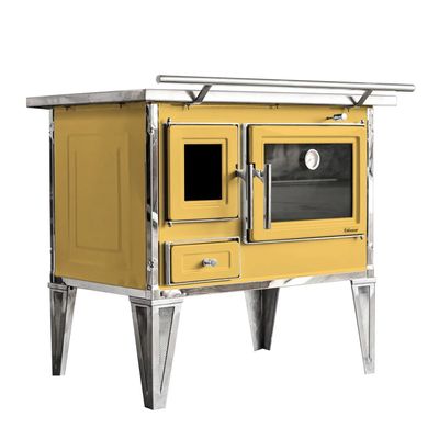 Imagen 2 del producto Cocina a Leña Alcazar Calbuco L90 Amarilla