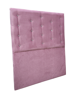 Imagen 2 del producto Respaldo 1.5 Palo Rosa Boton Diamante a piso Muebles Rimar