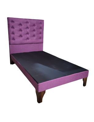 Imagen 2 del producto Base Europea 15P Respaldo Morado Lino a Piso Botone