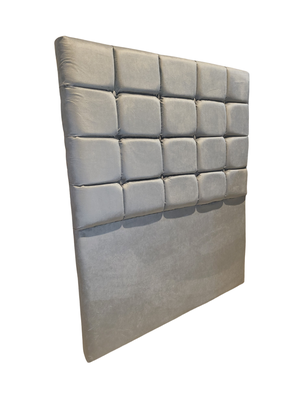 Imagen 2 del producto Respaldo 1 1/2 Gris Felpa a piso Muebles Rimar