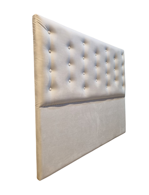 Imagen 2 del producto Respaldo 2 Plazas Crudo Felpa Botone 