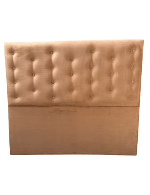 RESPALDO BOTONE A PISO 2 PLAZAS CAMEL FELPA