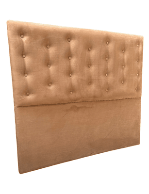 Imagen 2 del producto RESPALDO BOTONE A PISO 2 PLAZAS CAMEL FELPA 