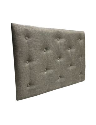 Imagen 2 del producto Respaldo 1 Plaza Gris Lino Muebles Rimar