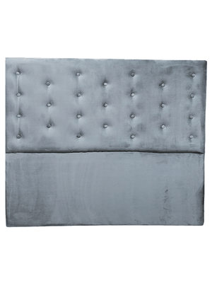 Respaldo a Piso Gris Felpa 2 Plazas Rimar