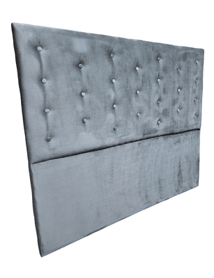 Imagen 2 del producto Respaldo a Piso Gris Felpa 2 Plazas Rimar