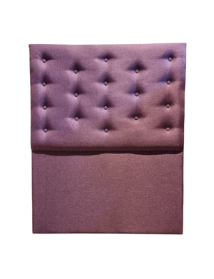 Respaldo 1Plaza Morado Lino a piso Muebles Rimar