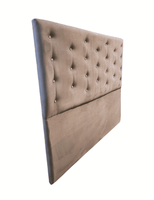 Imagen 2 del producto RESPALDO A PISO GRIS FELPA DIAMANTE 2 PLAZAS RIMAR 