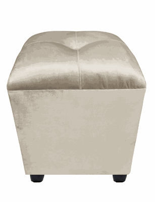 POUF BEIGE FELPA 40X40X45 RIMAR