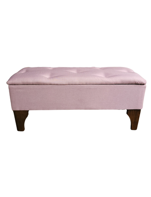 Banqueta Baúl Palo Rosa Lino Muebles Rimar