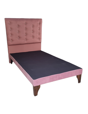 Imagen 2 del producto Base Europea 1plaza + Respaldo a Piso Palo Rosa