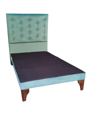 Imagen 2 del producto Base Europea 1P Respaldo Turquesa Diamante a Piso Botone Rimar