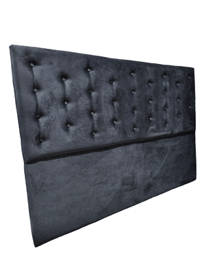 Imagen 2 del producto RESPALDO BOTONE A PISO KING NEGRO FELPA