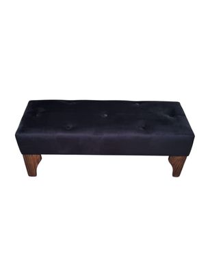 Imagen 1 del producto BANQUETA NEGRO FELPA MUEBLES RIMAR