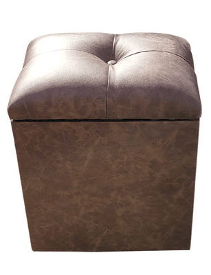 Pouf Baul Miel Eco Cuero 40x33x50 Rimar