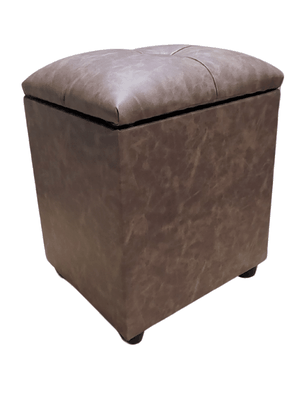 Imagen 2 del producto Pouf Baul Miel Eco Cuero 40x33x50 Rimar