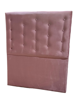 Imagen 2 del producto Respalo 1,5 plaza Palo Rosa Felpa a piso Rimar