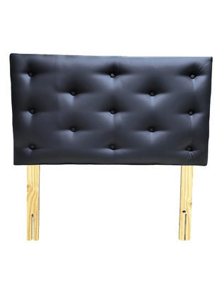 Respaldo 1.5 P Eco cuero Negro Muebles Rimar