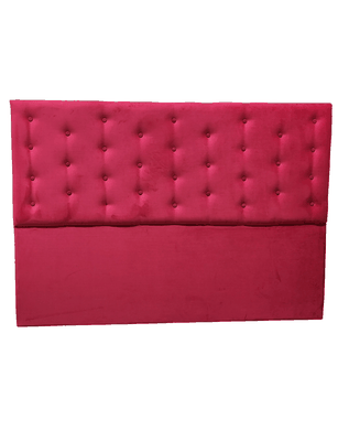RESPALDO A PISO KING ROJO FELPA RIMAR