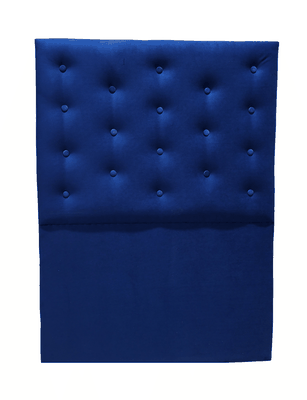 Respaldo 1 Plaza Azul Marino Botón a piso