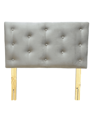Respaldo 1.5 P Botone Beige Felpa Muebles Rimar