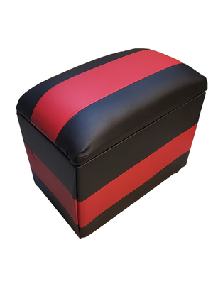 Imagen 2 del producto Banqueta Baul Bicolor Eco Cuero 60x35x50 Rimar