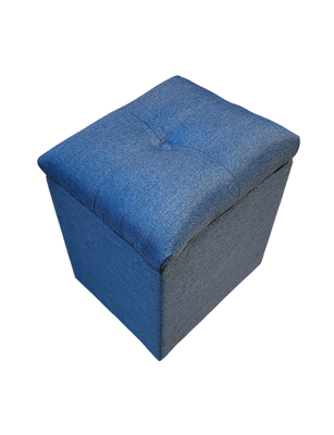 Imagen 2 del producto Pouf Baul Calipso Lino 40x33x50 Rimar