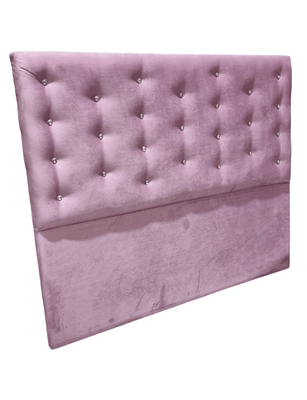 Imagen 2 del producto RESPALDO A PISO PALO ROSA DIAMANTE FELPA 2 PLAZAS RIMAR