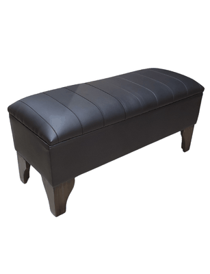 Imagen 2 del producto Banqueta Baúl tipo Tubular Eco Cuero 105x40x45x20 Rimar