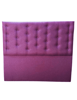 RESPALDO BOTONE A PISO 2 PLAZAS MORADO LINO