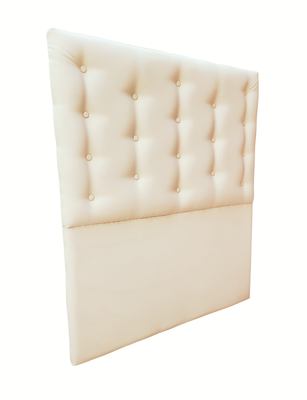 Imagen 2 del producto Respaldo 1 Plaza Crudo Eco Cuero Botón a piso Rimar