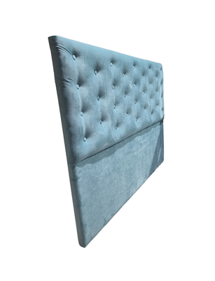 Imagen 2 del producto RESPALDO BOTONE A PISO KING TURQUESA FELPA 