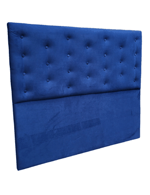 Imagen 2 del producto RESPALDO BOTONE A PISO 2P AZUL MARINO FELPA 