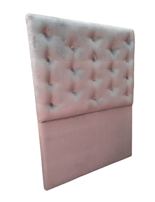 Imagen 2 del producto Respaldo 1.5 Gris Oscuro Felpa Botone a piso Muebles Rimar