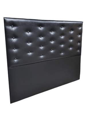 Imagen 2 del producto RESPALDO A PISO NEGRO ECO CUERO 2 PLAZAS RIMAR