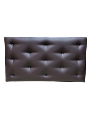 Imagen 2 del producto Respaldo 1.5 Plazas Botone Cafe Moro Eco Cuero Muebles Rimar