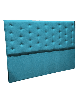 Imagen 2 del producto RESPALDO A PISO KING TURQUESA LINO MUEBLES RIMAR