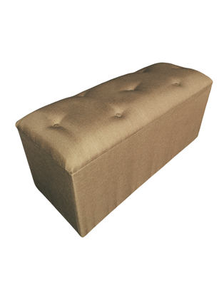 Imagen 2 del producto Baul Botone XL Beige Lino 105X40X50X40 Rimar