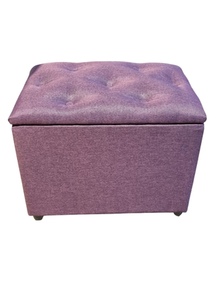 Baúl Botone Morado Muebles Rimar