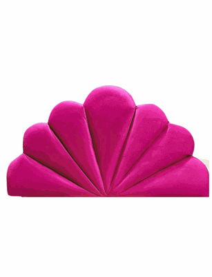 Imagen 2 del producto Respaldo Coral 1 1/2 Fucsia Felpa Muebles Rimar