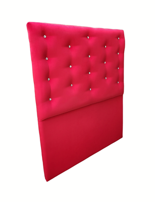 Imagen 2 del producto Respaldo 1.5 Plazas a Piso Botón Diamante Rojo Rimar