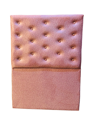 Imagen 1 del producto Respaldo 1,5 plaza palo rosa lino a piso Rimar 