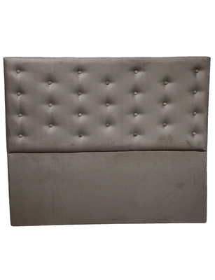 RESPALDO BOTONE A PISO 2P CHOCOLATE FELPA