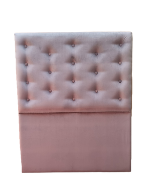 Imagen 1 del producto Respaldo 1 Plaza Gris Felpa Botóne a piso