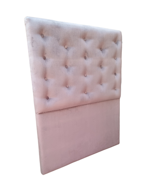 Imagen 2 del producto Respaldo 1 Plaza Gris Felpa Botóne a piso